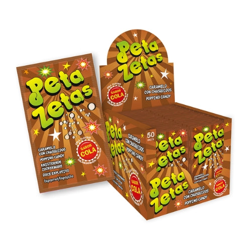 Peta Zetas Cola – Caramelo Efervescente Sabor Cola